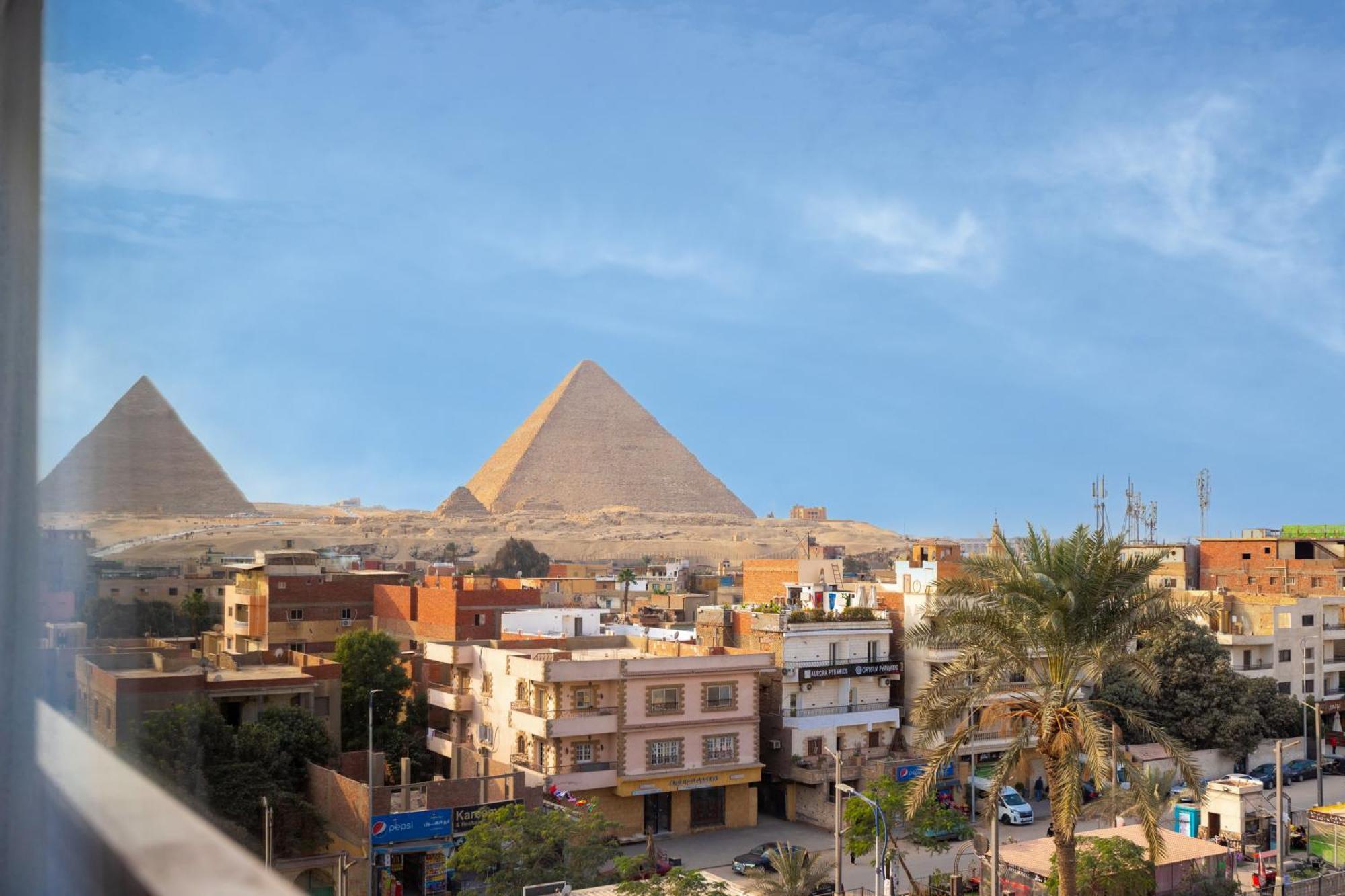 Galaxy Pyramids View Inn Kafret el-Gabal Extérieur photo