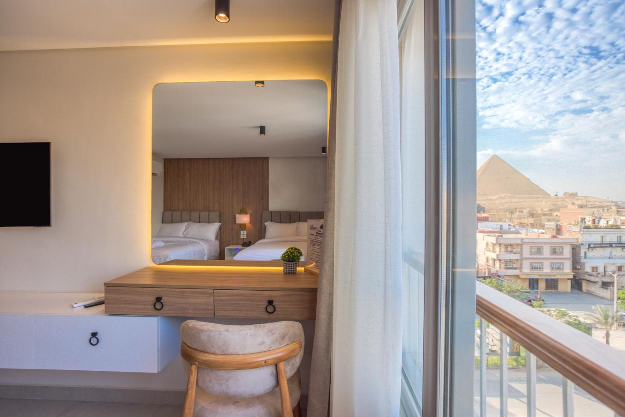 Galaxy Pyramids View Inn Kafret el-Gabal Extérieur photo