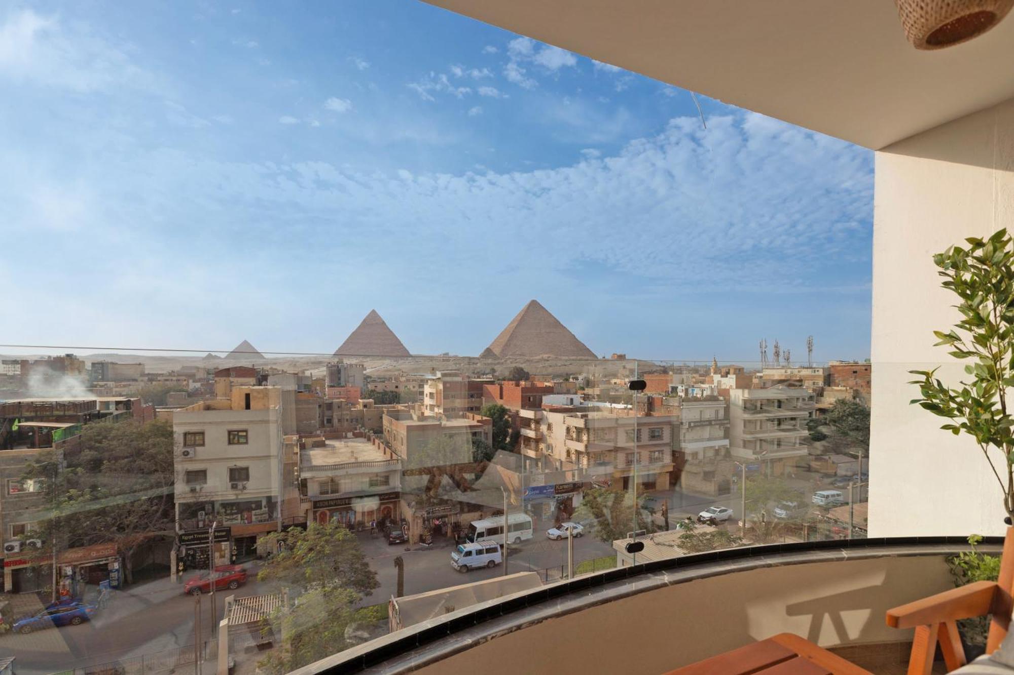 Galaxy Pyramids View Inn Kafret el-Gabal Extérieur photo